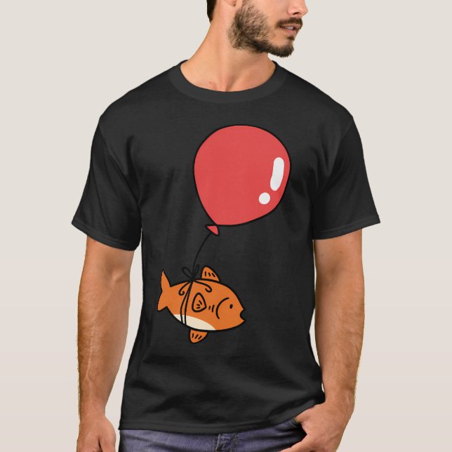 Red Balloon Fish T-Shirt (Front)