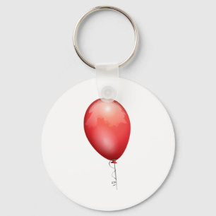 Red Balloon Key Ring