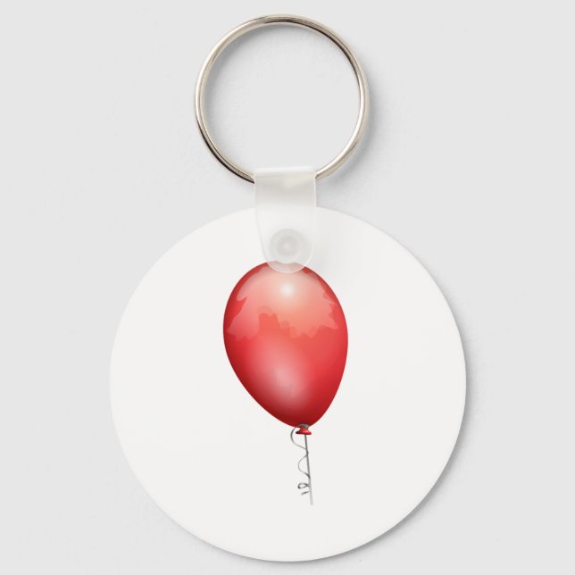 Red Balloon Key Ring (Front)