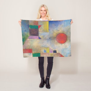 Red Balloon, Klee Fleece Blanket