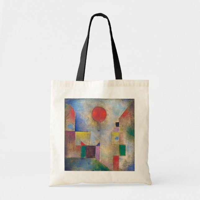 Red Balloon, Klee Tote Bag (Front)