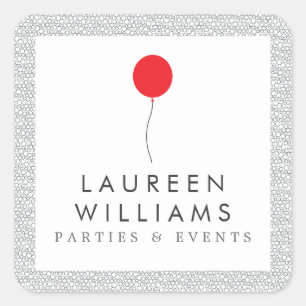 Red Balloon Logo Personalised Stickers
