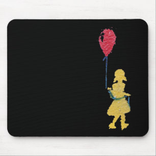 red balloon. mouse mat