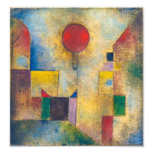 Red Balloon Paul Klee Photo Print