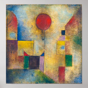 Red Balloon Paul Klee Poster