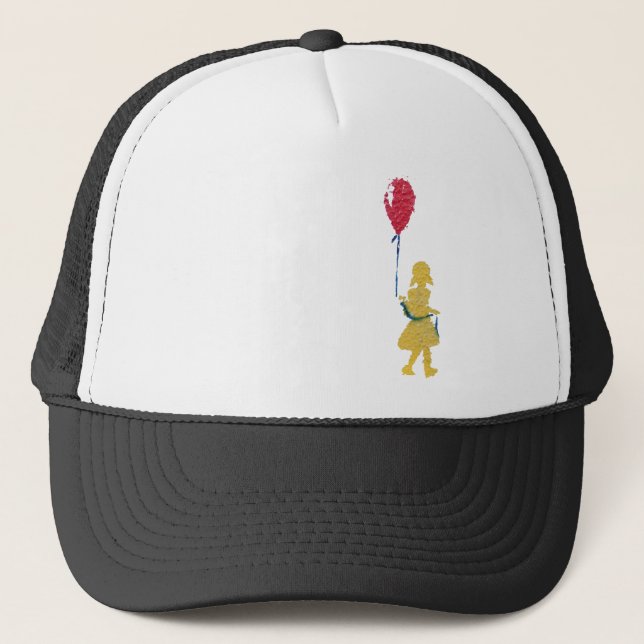 red balloon. trucker hat (Front)