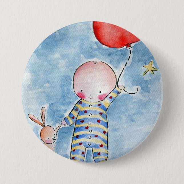 Red Baloon Button (Front)