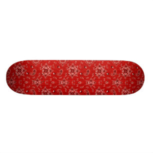 Red Bandana Skateboard