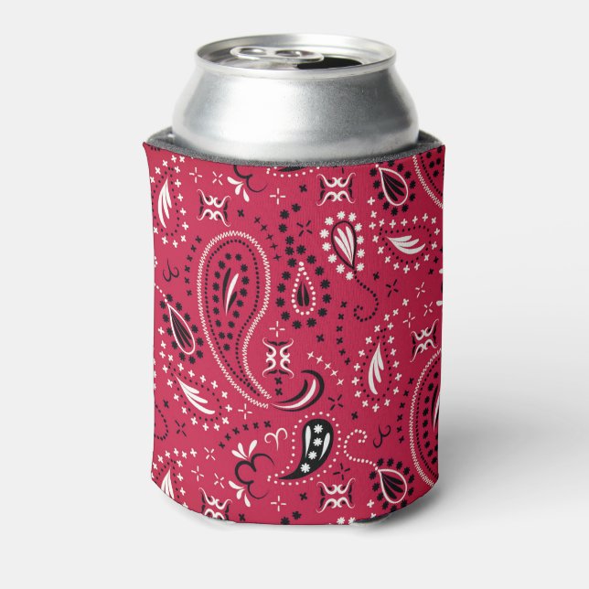 Red Bandanna Can Cooler (Can Back)