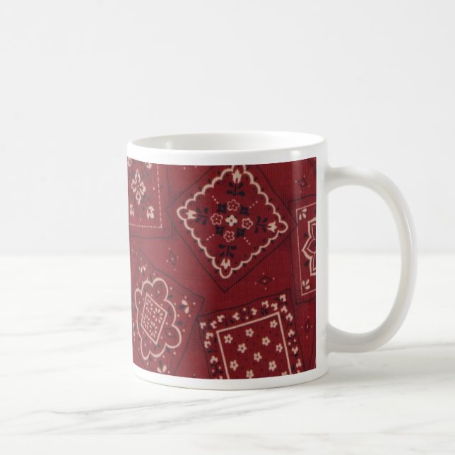 Red Bandanna Coffee Mug (Right)