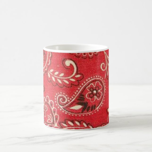 Red Bandanna Coffee Mug (Center)