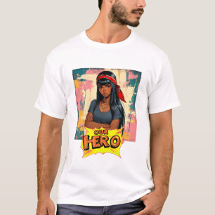 Red Bandanna Girl Music Concert Our Hero T-Shirt