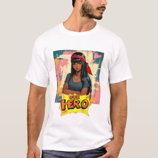 Red Bandanna Girl Music Concert Our Hero T-Shirt