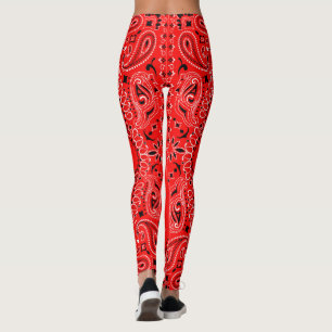 Red Bandanna Leggings