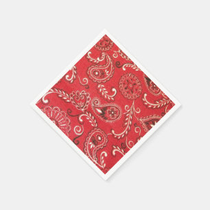 Red Bandanna Napkin