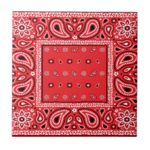 Red bandanna paisley bandanas country rap hip hop