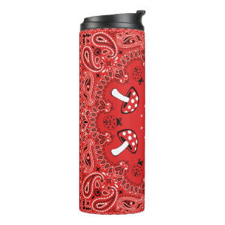 Red Bandanna Thermal Tumbler