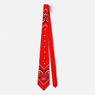 Red Bandanna Tie