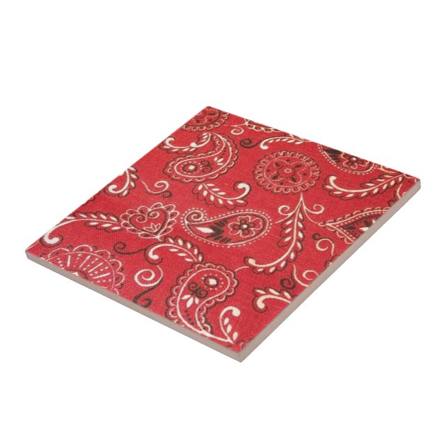 Red Bandanna Tile (Side)