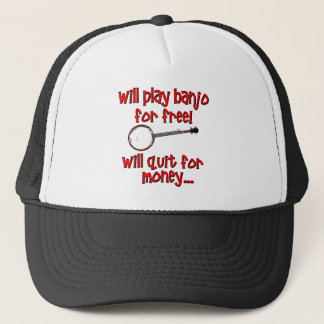 Red Banjo Trucker Hat
