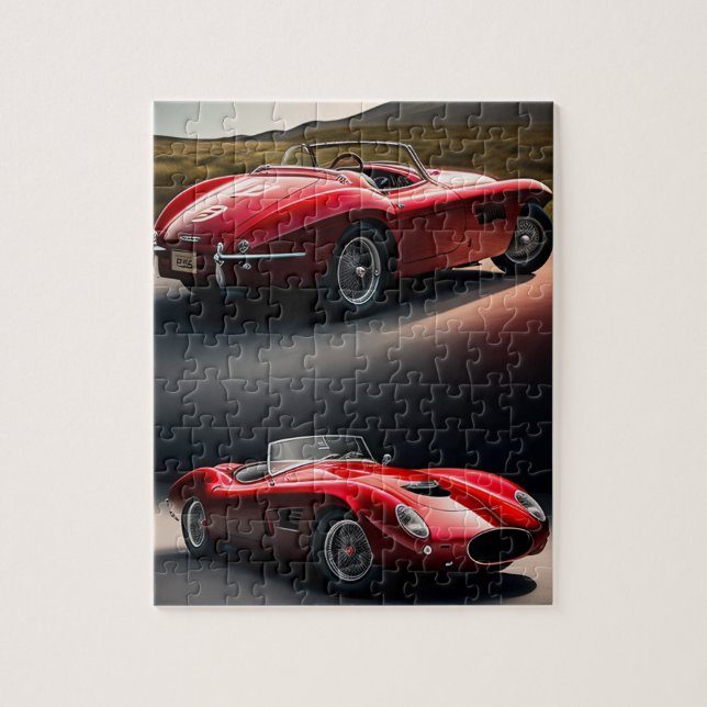 Red Barchetta Jigsaw Puzzle (Vertical)