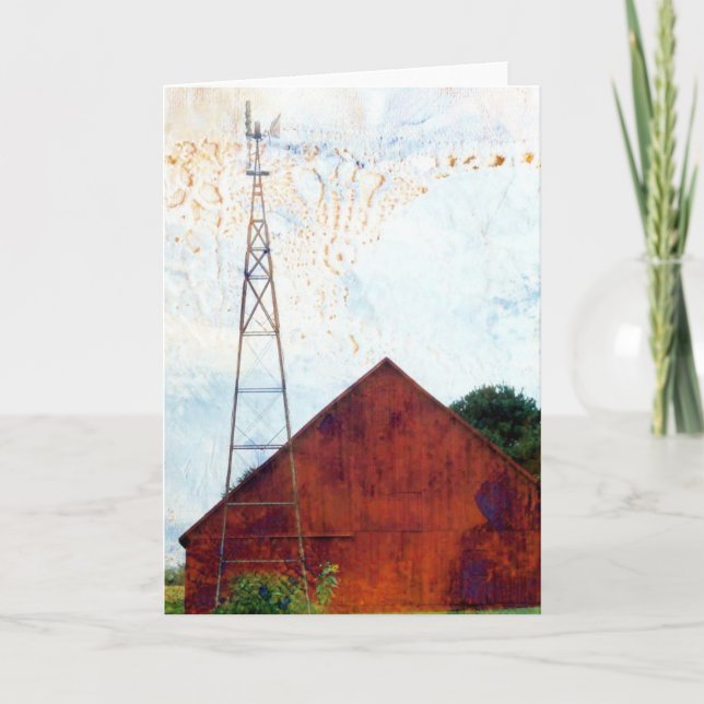 Red Barn 3 Card (Front)