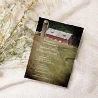 Red Barn and Silo Country Farm Wedding 