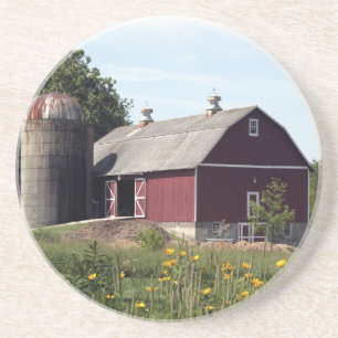 Red Barn Beverage Coaster