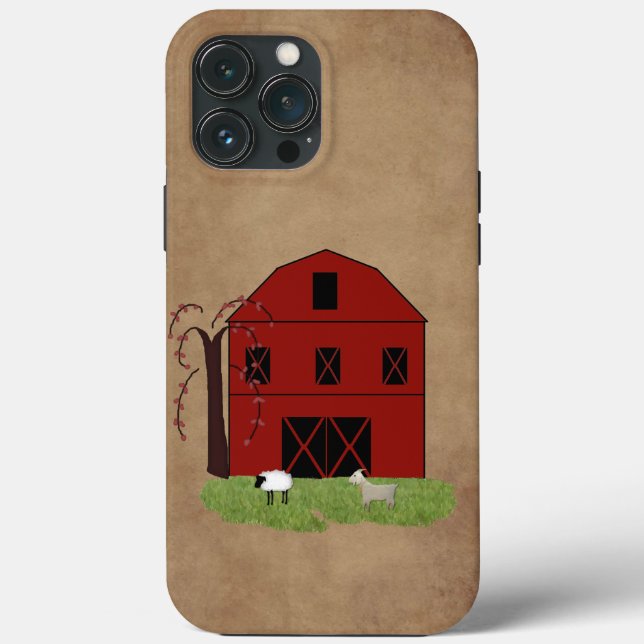 Red Barn Case-Mate iPhone Case (Back)