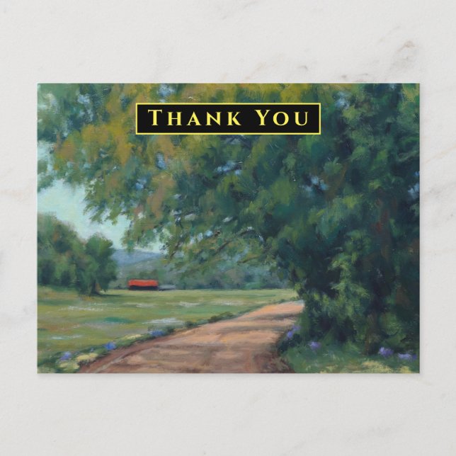 Red Barn Farm Country Postcard (Front)