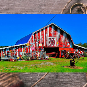 Red Barn Housing Collectibles Tissue Paper