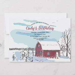 Red Barn Invitation