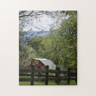 Red Barn Jigsaw Puzzle