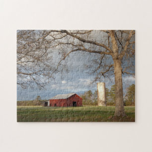 Red Barn Jigsaw Puzzle