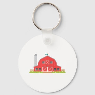 Red Barn Key Ring