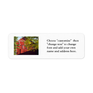 "Red Barn" labels