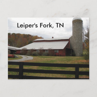 Red Barn of Leiper's Fork Postcard