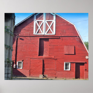 Red Barn Photo Poster