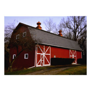 Red Barn Photo Print