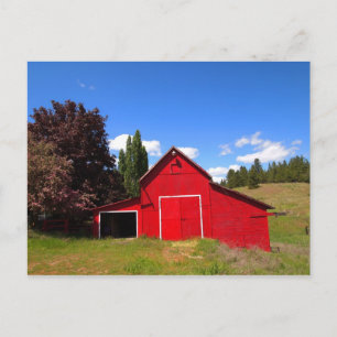 Red Barn Postcard