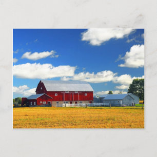 Red Barn Postcard