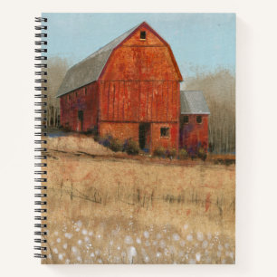 Red Barn View Notebook