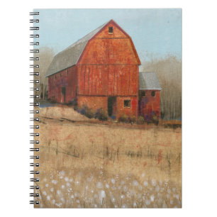 Red Barn View Notebook