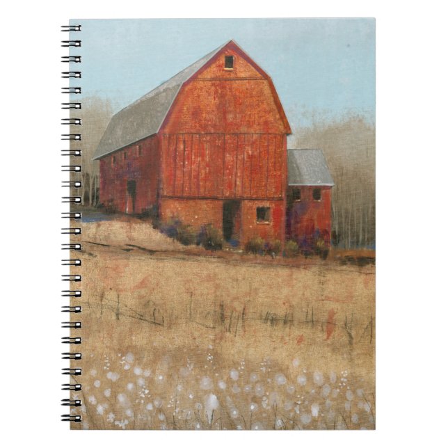 Red Barn View Notebook (Front)
