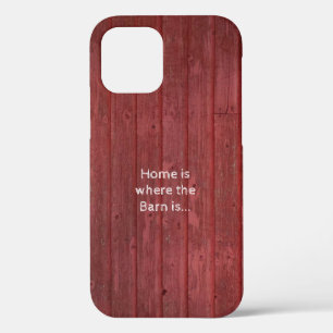 Red Barn Wood Style Farm Ranch Phone Case