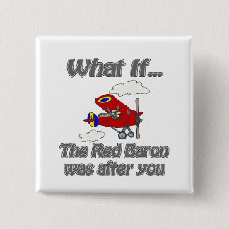 Red Baron 15 Cm Square Badge