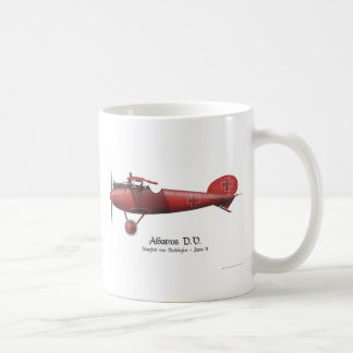 Red Baron aka Manfred von Richthofen and his plane Coffee Mug