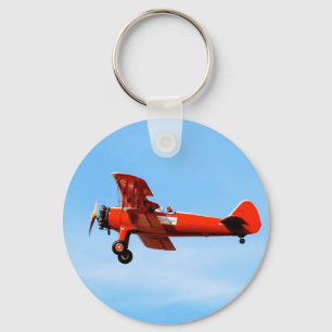 Red Baron Bi Plane Key Ring
