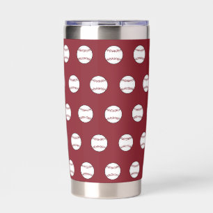 Red Baseball Thermal Tumbler 