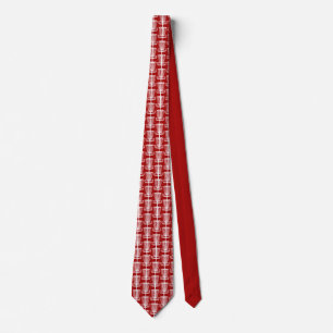 Red basket tie